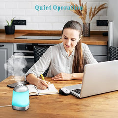 Cold Mist Aromatherapy Humidifier Electric Aroma Infuser for Home Bedroom Office 200ml (random color)