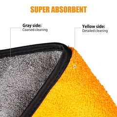 Microfiber Multi Cleaning Cloth Ultra-Thick Microfiber Cleaning Cloth, Multipurpose Household Kitchen Towels, Softer Absorbent Cleaning Rags for House Kitchen Car Glass Stainless Steel 40cm x 40 cm