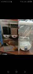 Wall-mounted Dry Food Dispensers For Organized Kitchens, Featuring Clear Containers -Random color | food storage box 1500 ml