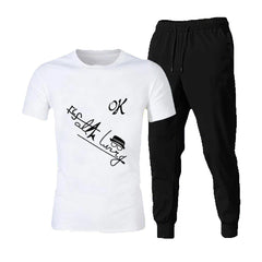 Hot Men's Sale New Arrival Tracksuit | Best Quality Tracksuit For Men | Tracksuit For Gyms | T-Shirt &amp; TrouserÂ 