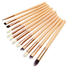 Make Up Eye Brushes Set, Lover Bar 15pcs Makeup Brush- with Travel Organizer  with pouch(random color)