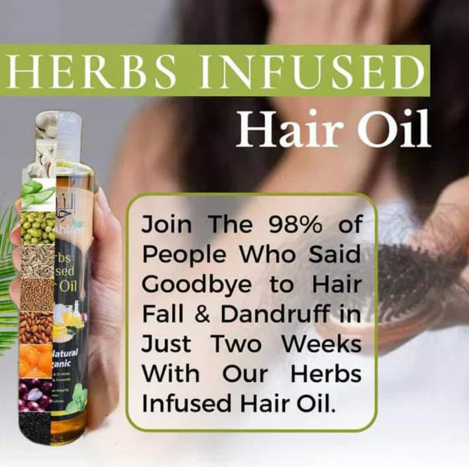 Alif Ahlam Herbs Infused Hair Oil â€“ 200ml