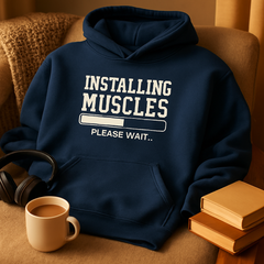 Printed Premium Hoodies Installing Muscles for Men & Boys – Stylish Casual Wear, Comfortable Fabric