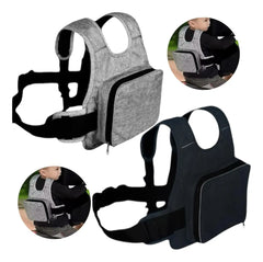 Kids SEAT Belt Bag / Children Motorcycle Strap | Breathable Baby Fall Protection Safety Strap | Adjustable Safety  (Random Color)