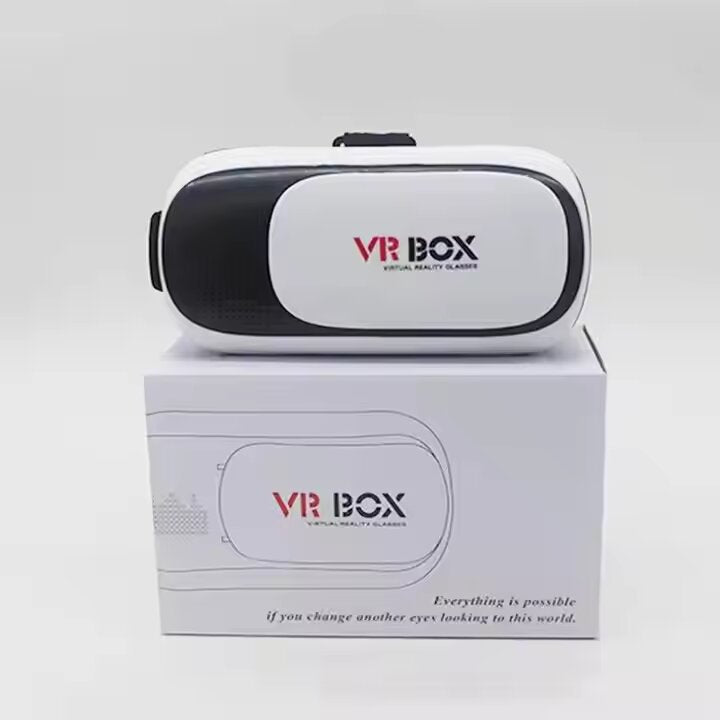 VR Box - 3D Virtual Reality Box with remote | Adjustable Head Strap 3D VR Headset For phone