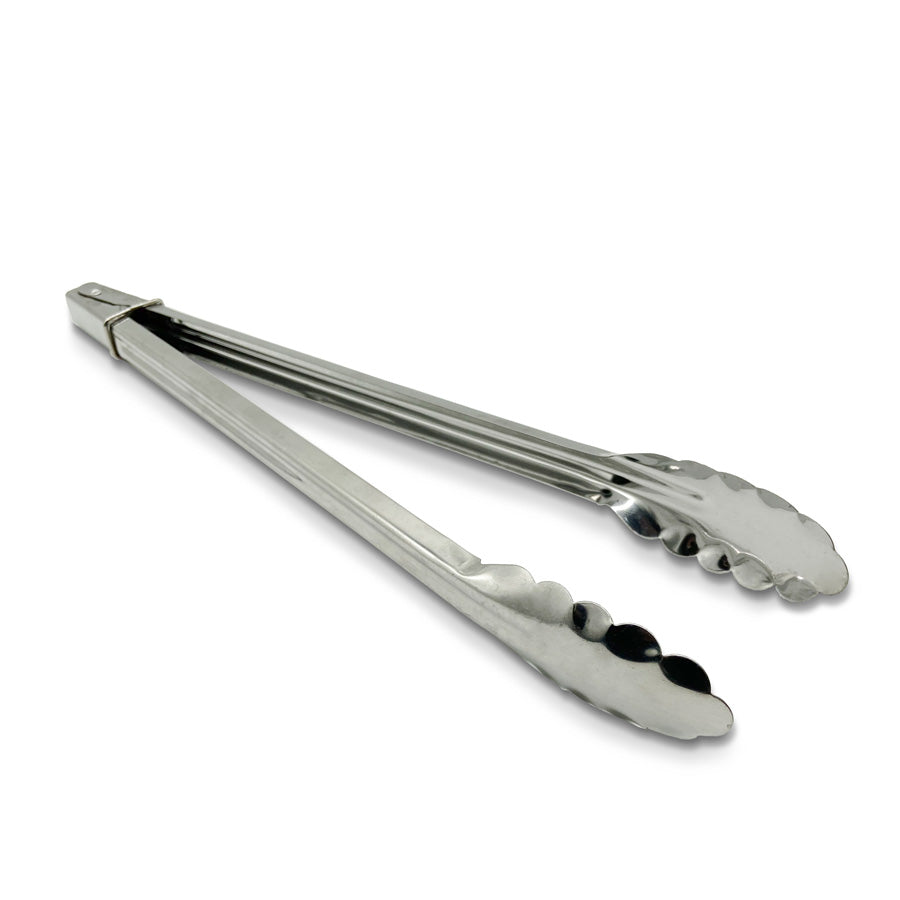 stainless steel BBQ tongs (chimta) | Kitchen Food Stainless Steel Tongs Tool Heat Bread Salad BBQ Baking Serving Utensil Bead Clip Clamp Meat BBQ Tools Buffet