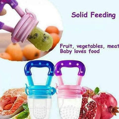 Baby Fruit Pacifier | Fresh Fruit Feeder, Teething &amp; Nibbler Toy for Infant | Safe Silicone Pacifier (Random Color)