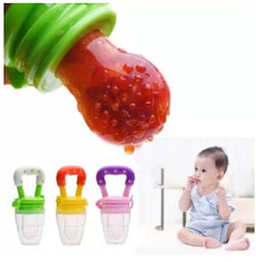Baby Fruit Pacifier | Fresh Fruit Feeder, Teething &amp; Nibbler Toy for Infant | Safe Silicone Pacifier (Random Color)