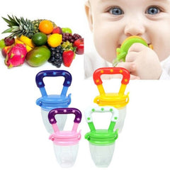 Baby Fruit Pacifier | Fresh Fruit Feeder, Teething &amp; Nibbler Toy for Infant | Safe Silicone Pacifier (Random Color)