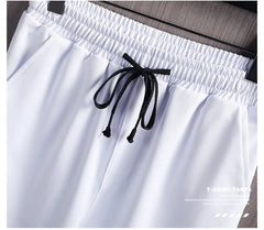 Summer white Astarya Tracksuit ( Tshirt + short) Fabric Polister