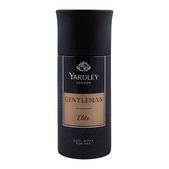 Yardley London Gentleman Elite Deodorant Body Spray for Men â€“ 150ml | Long-Lasting Elite Fragrance