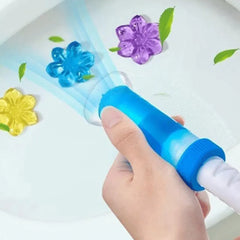 Toilet Cleaning Stamp Gel Toilet Injection Gel Flower  Bathroom Cleaner Toilet Gel (random color)