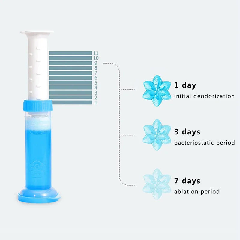 Toilet Cleaning Stamp Gel Toilet Injection Gel Flower  Bathroom Cleaner Toilet Gel (random color)