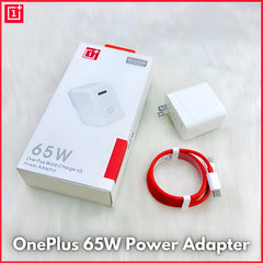 OnePlus 65W Warp Charge Power Adapter with Type-C to Type-C Fast Charging Cable (with box)