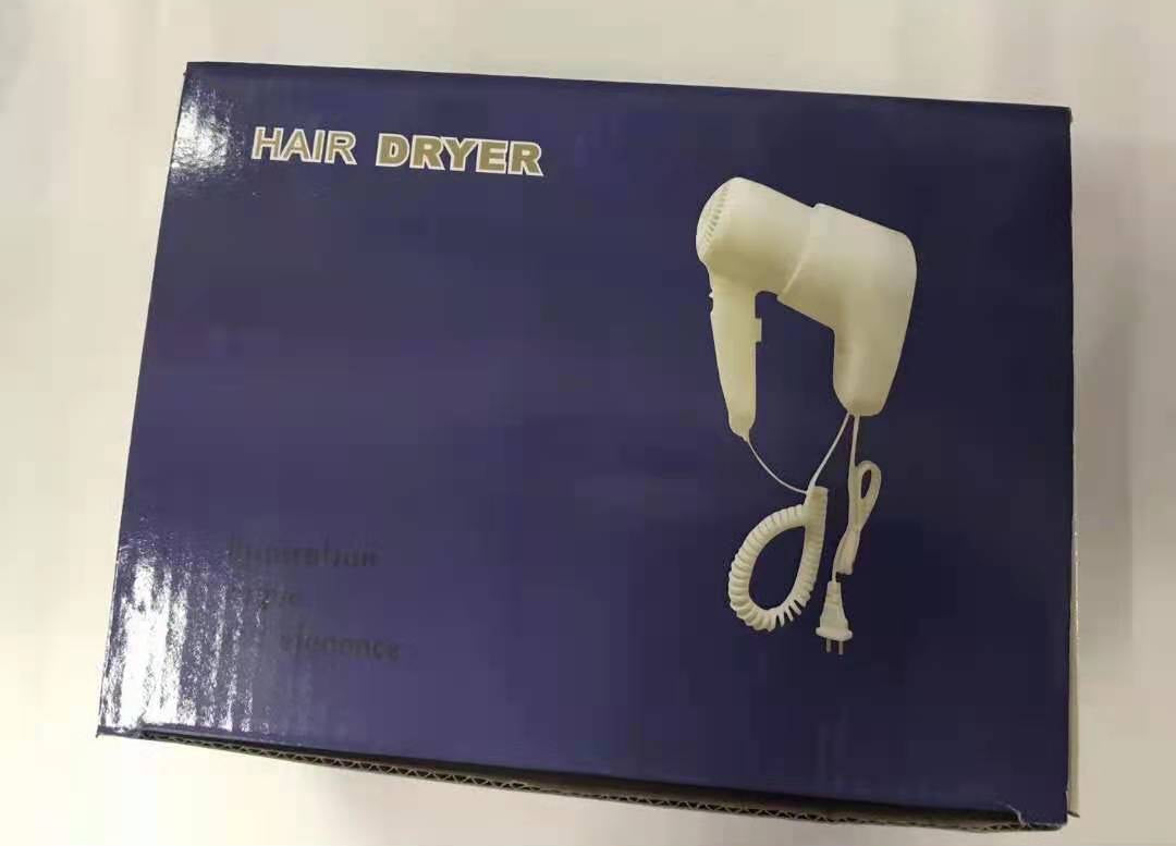 Wall mounted hair dryer
