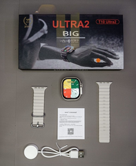 Ultra 2 Smart Watch |  T10 Ultra 2 Watch Big Screen 2.20 infinite Display Bluetooth Call Game Heart Rate Sleep Monitoring Smart Watch (Random Color)