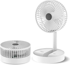 Telescopic Folding Floor Fan Summer Silent Desktop Retractable Fan for Office Bedroom School - Telescopic Fan - Portable Fan ( Random Color )