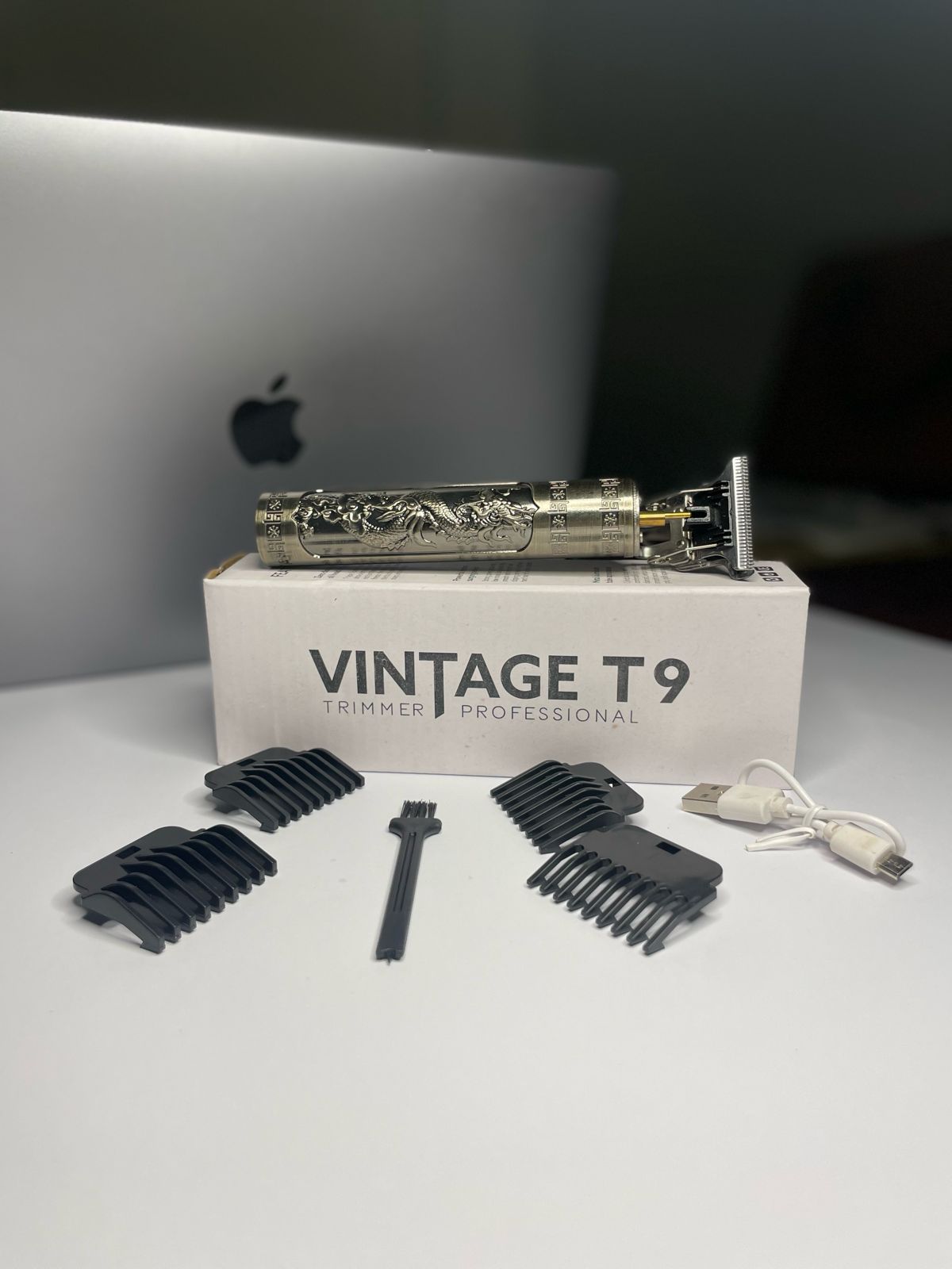 Vintage T9 Trimmer Dragon Style Metal Professional Hair and Beard Trimmer (Metal Body)
