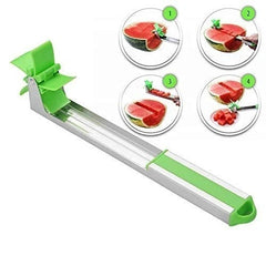 Windmill Watermelon Cube Cutter | Watermelon Slicer Cutter, Stainless Steel Watermelon Cutter Wheel Fruit Knife Melon Knife Corer Kitchen Gadgets, Practical Tool for Fruit Vegetable Salad
