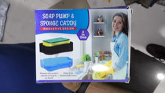 Soap Pump with Sponge Hand Push Water Resistant Portable Dispenser