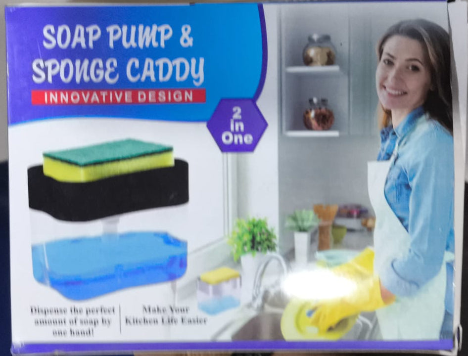 Soap Pump with Sponge Hand Push Water Resistant Portable Dispenser