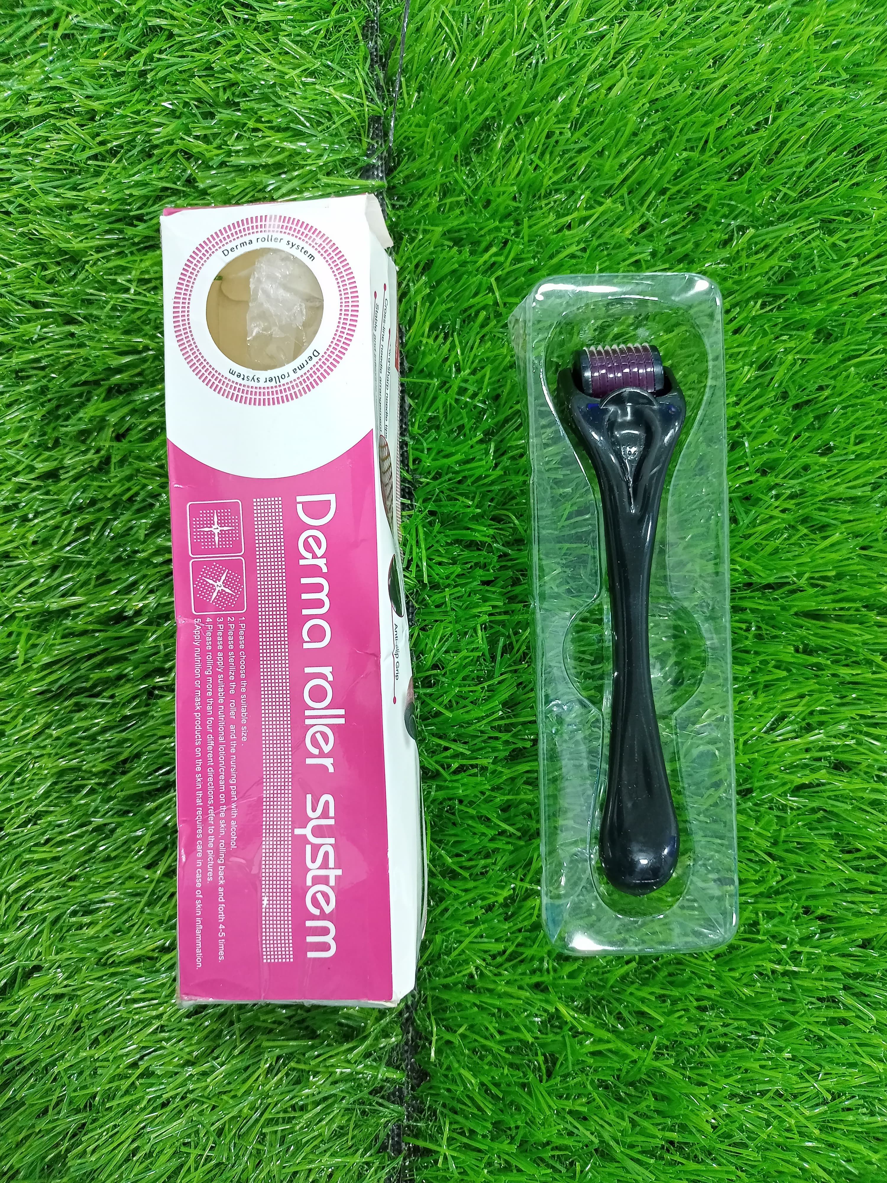 (NW00098) Skin Therapy 0.5 Derma Roller With 540 Micro Needle Roller For Men And Women | Derma Roller 540 Titanium Needle (0.5mm)