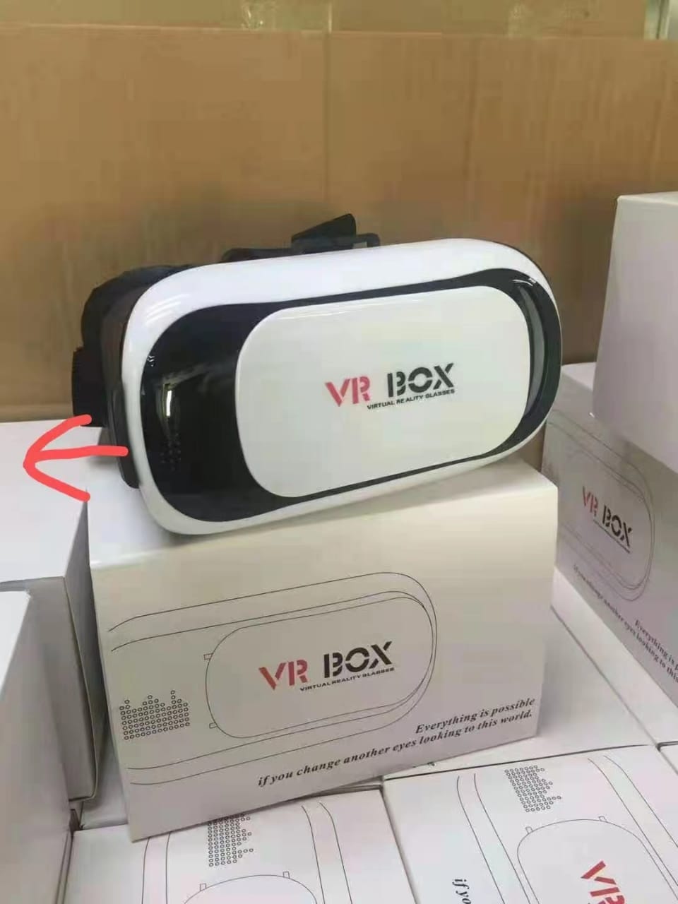 VR Box - 3D Virtual Reality Box with remote | Adjustable Head Strap 3D VR Headset For phone