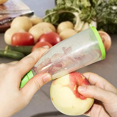 Multifunctional Storage Peeler with Trash Can Fruit Vegetable Peeler Stainless Steel Blade Kitchen Accessories