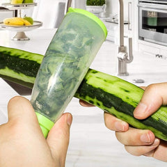 Multifunctional Storage Peeler with Trash Can Fruit Vegetable Peeler Stainless Steel Blade Kitchen Accessories