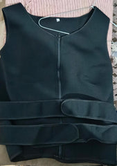 Seamless Men Body Shaper Vest Waist Trainer Double Belt Sweat Corset Top Fitness Burn Abdomen Slimming Shapewear Correct Posture