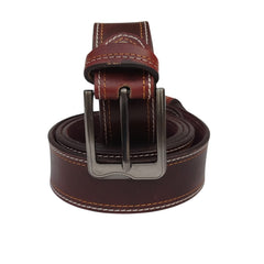 Men Buffalo pull-up leather | Waist Belt for boys &amp; Mens (Maroon)