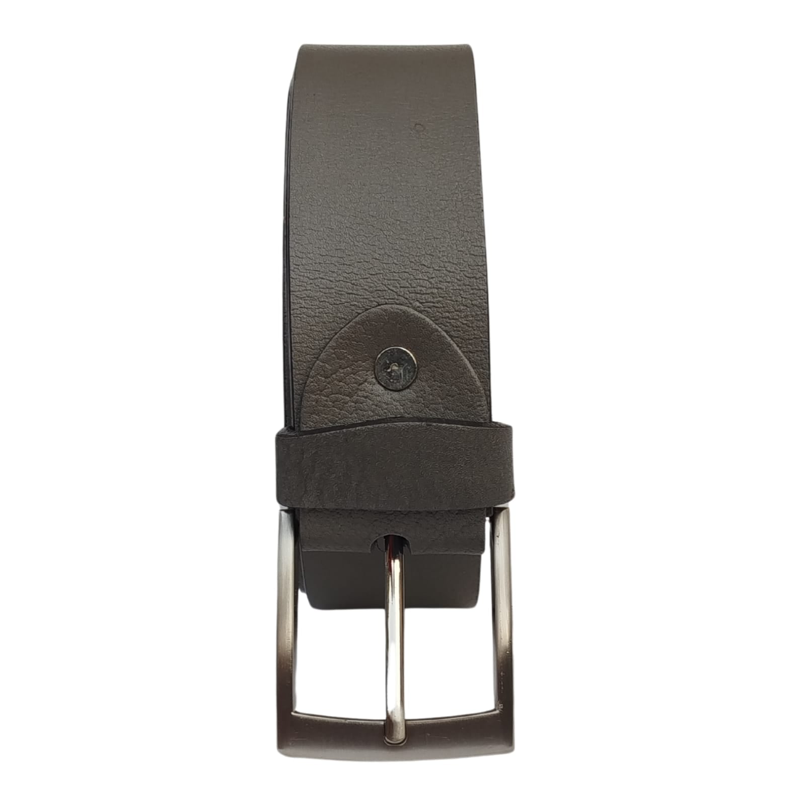 Men Buffalo leather belt grey color | Waist Belt for boys &amp; Mens (Grey)
