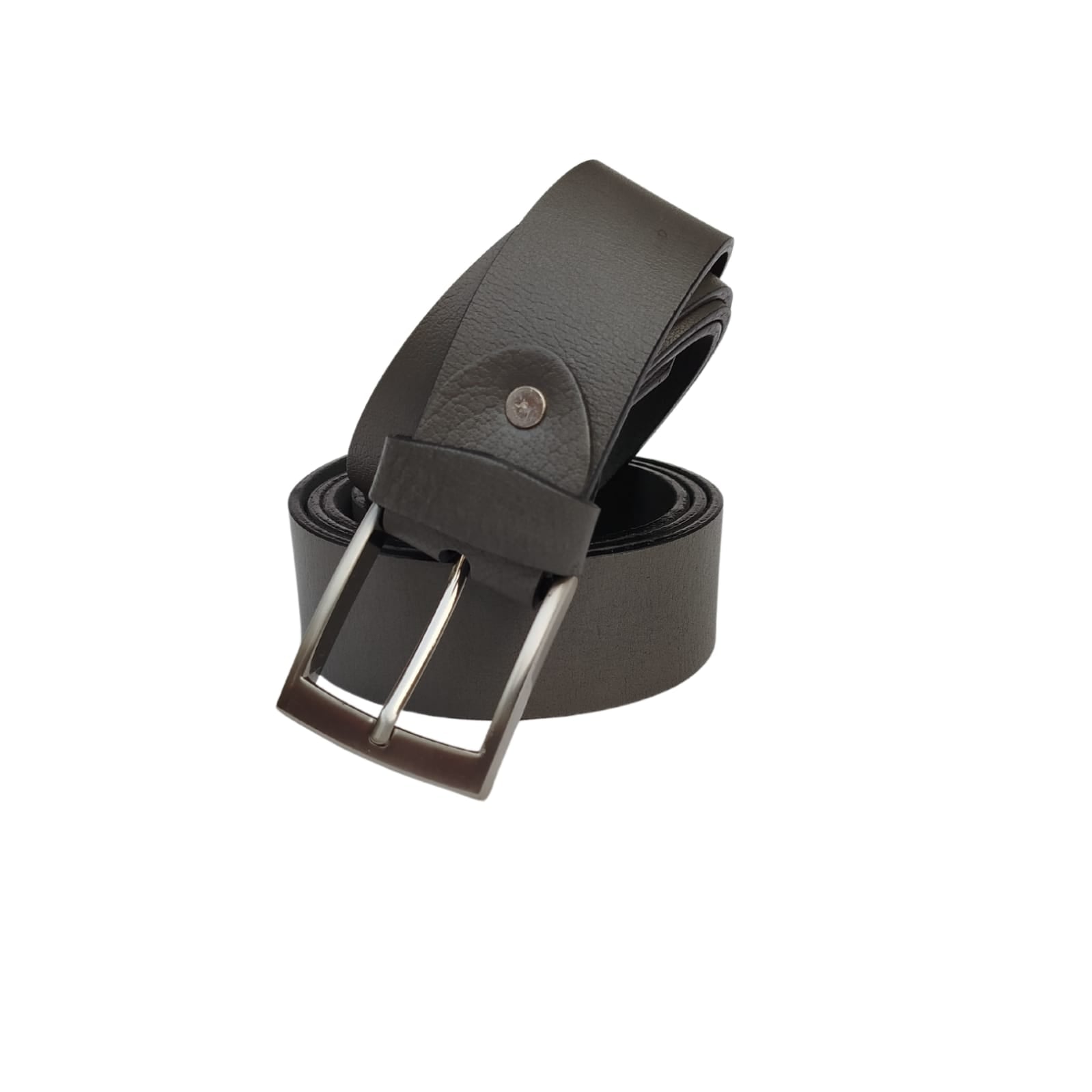 Men Buffalo leather belt grey color | Waist Belt for boys &amp; Mens (Grey)