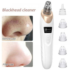 Face Vacuum Suction Blackhead Remover Pore Cleaner | Electric Deep Cleansing Tool for Nose &amp; Face