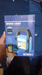 Work Light  Emergency Light / Rechargeable, Solar Charging, USB Charging Work Light / Camping Light / Outdoor Portable Light HB-9707B-2 /