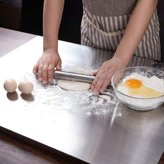 Stainless Steel Cutting Board! ðŸ”ªâœ¨   Durable, hygienic, and easy to cleanâ€”perfect for all your chopping needs. A must-have for any chef! - Size: 41x33Cm