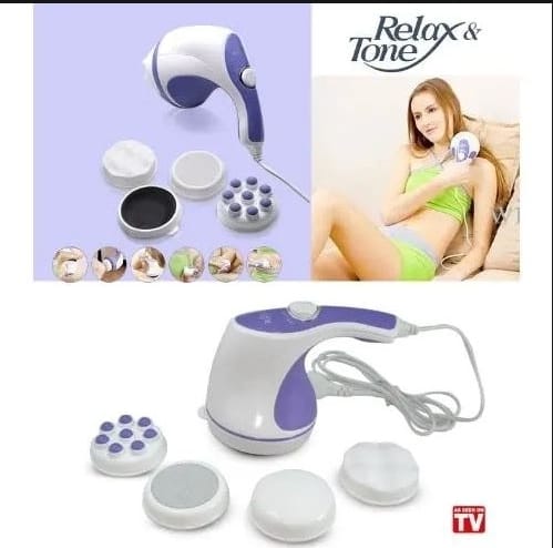 Relax and Spin Tone Massager - 5 in 1 Full Body Massager - Slimming Toning &amp; Relaxing