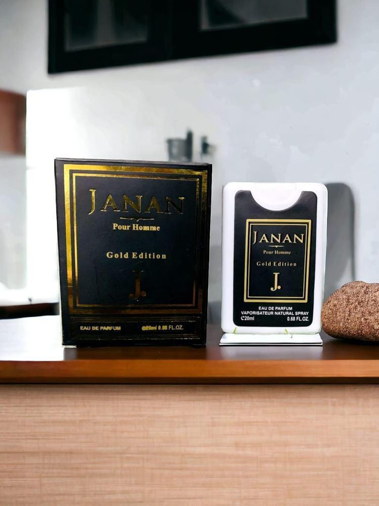 J. Janan Gold Edition Long Lasting Fragrance Perfume Set  (pack of 2 set )