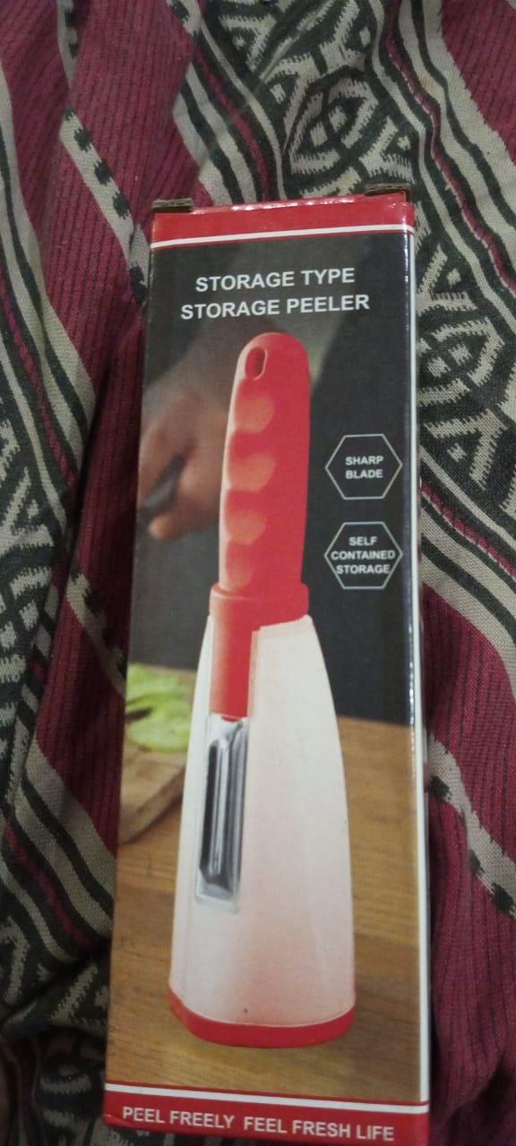 Multifunctional Storage Peeler with Trash Can Fruit Vegetable Peeler Stainless Steel Blade Kitchen Accessories