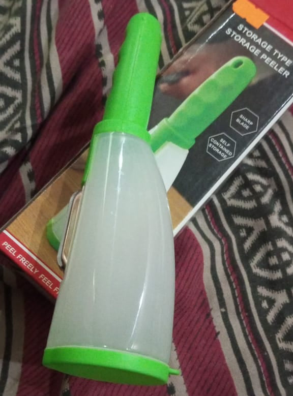 Multifunctional Storage Peeler with Trash Can Fruit Vegetable Peeler Stainless Steel Blade Kitchen Accessories