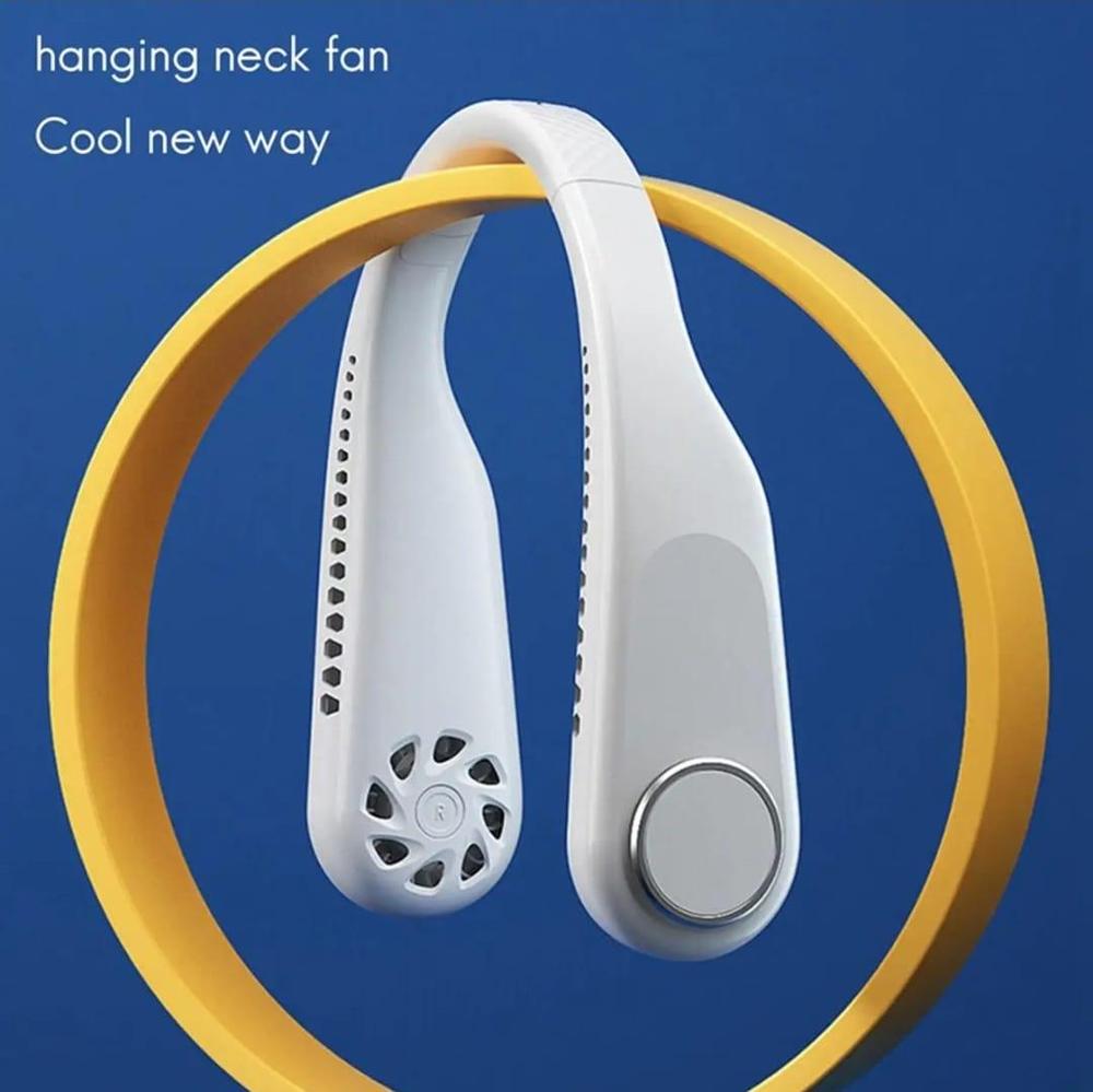 SurroundFan New Portable Bladeless Neck Fan â€“ Foldable, Hands-Free Cooling for Travel &amp; Sports ( Random Color )