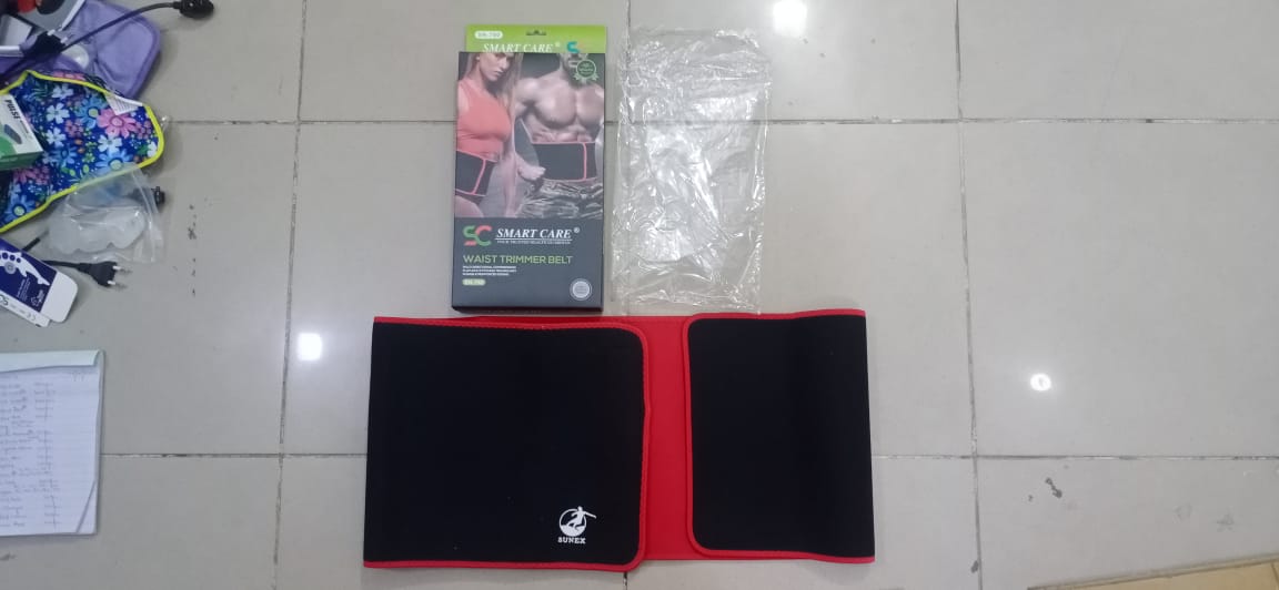 SN-460 Smart Care Waist Belt â€“ Spinal Back Support &amp; Weight Reducing Belt for Back Pain Relief, Slimming, and Effective Weight Loss (Skin-Friendly Fabric, Free Size)