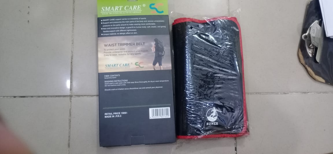 SN-460 Smart Care Waist Belt â€“ Spinal Back Support &amp; Weight Reducing Belt for Back Pain Relief, Slimming, and Effective Weight Loss (Skin-Friendly Fabric, Free Size)