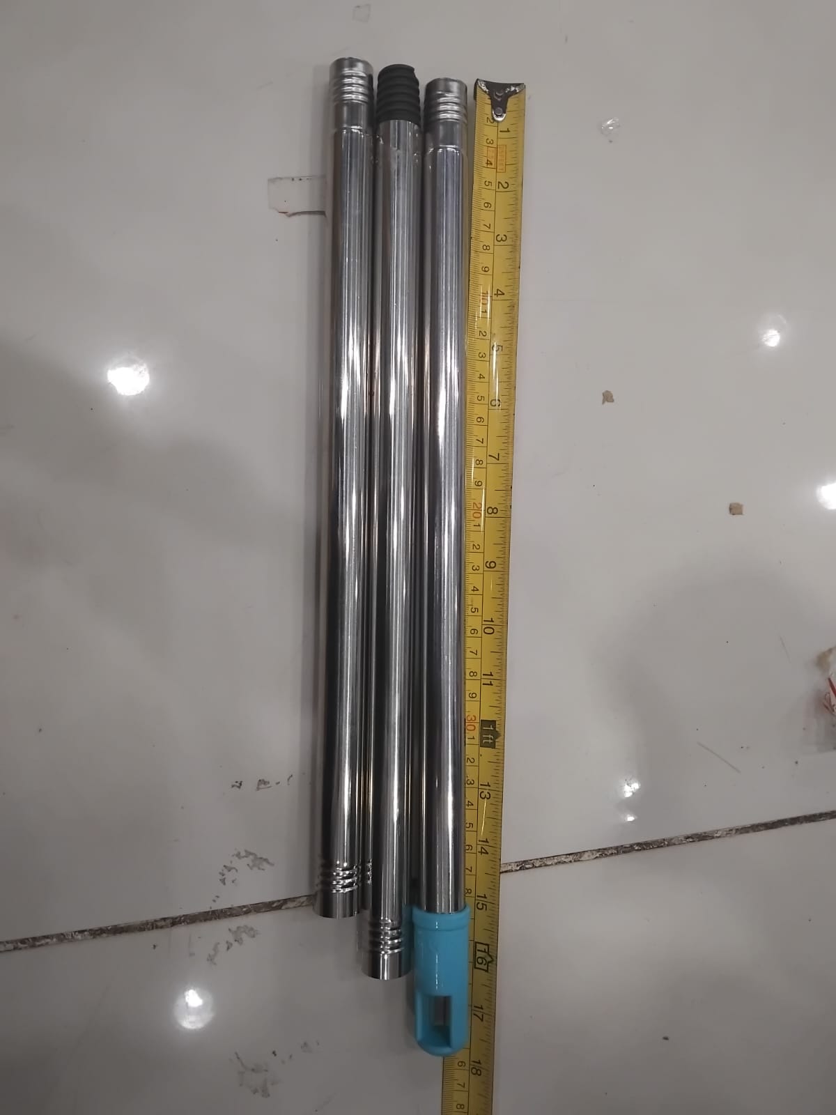 Long Handle Floor Wiper with Rubber Squeegee (Foldable Rod Pipes)