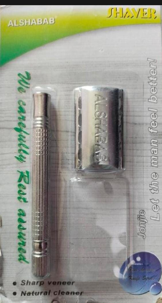 Shaving Razor With Handle For Men And Women | Shaving Razor | Double Sided Hygiene Flawless Razer | Dual Sided Body Care Shaving Blades | Double Edge Personal Shaver | Under Arm Shaving - Unwanted Hair Remover Shaving | Safety Razor