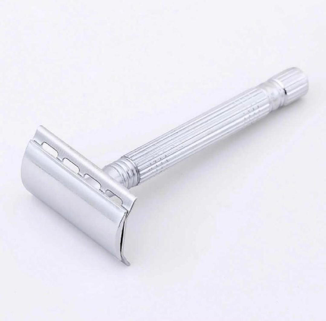 Shaving Razor With Handle For Men And Women | Shaving Razor | Double Sided Hygiene Flawless Razer | Dual Sided Body Care Shaving Blades | Double Edge Personal Shaver | Under Arm Shaving - Unwanted Hair Remover Shaving | Safety Razor