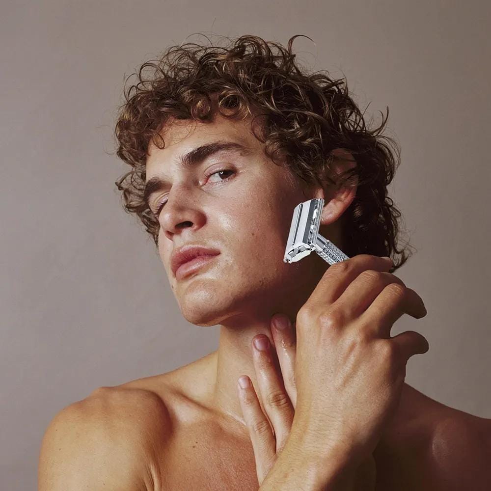 Shaving Razor With Handle For Men And Women | Shaving Razor | Double Sided Hygiene Flawless Razer | Dual Sided Body Care Shaving Blades | Double Edge Personal Shaver | Under Arm Shaving - Unwanted Hair Remover Shaving | Safety Razor
