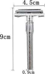 Shaving Razor With Handle For Men And Women | Shaving Razor | Double Sided Hygiene Flawless Razer | Dual Sided Body Care Shaving Blades | Double Edge Personal Shaver | Under Arm Shaving - Unwanted Hair Remover Shaving | Safety Razor