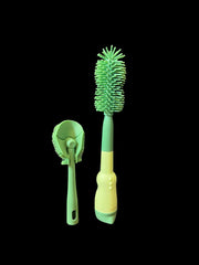 3-in-1 Silicone Baby Bottle Cleaning Brush Set â€“ Pacifier, Straw, and Bottle Scrubber
