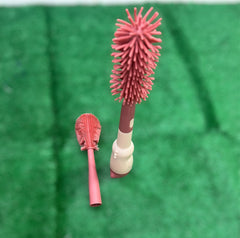 3-in-1 Silicone Baby Bottle Cleaning Brush Set â€“ Pacifier, Straw, and Bottle Scrubber